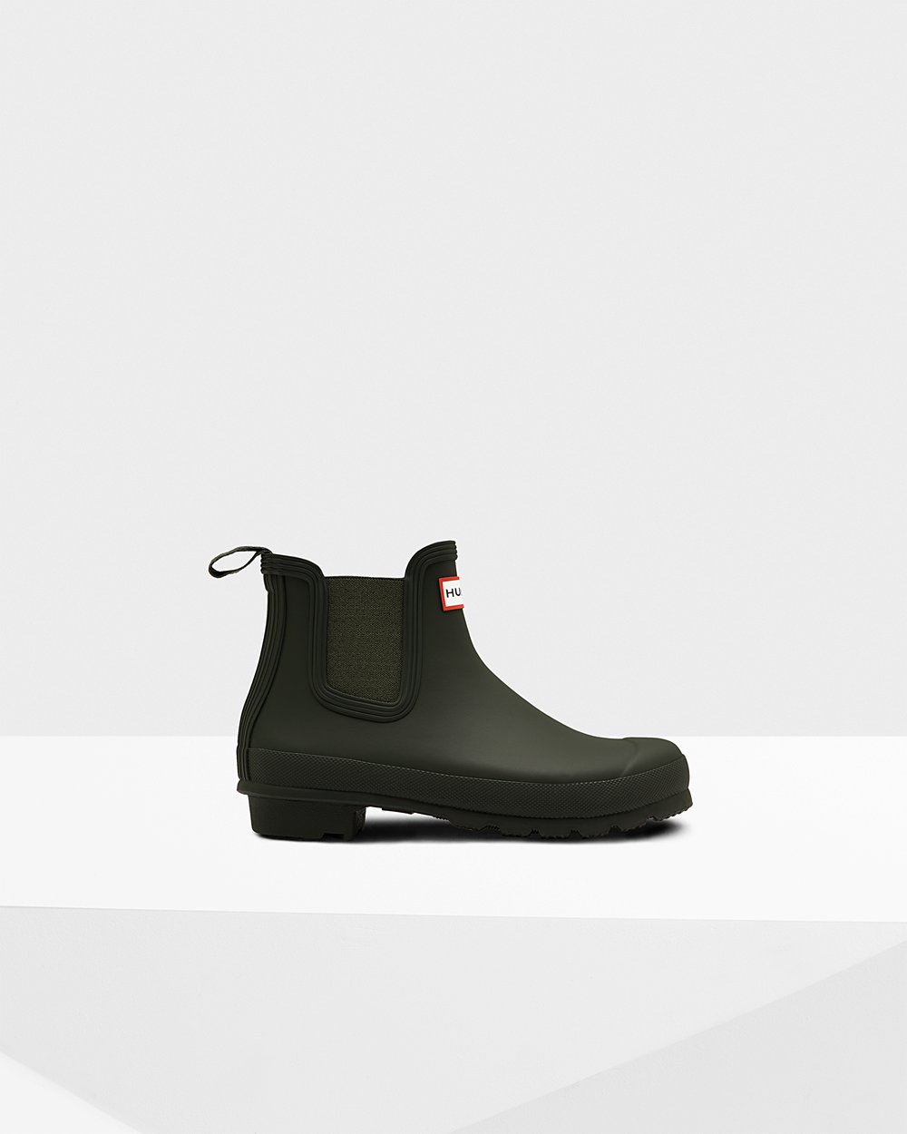 Botas Chelsea Hunter Mujer - Original - Verde Oscuro Oliva - NBYTCJU-37